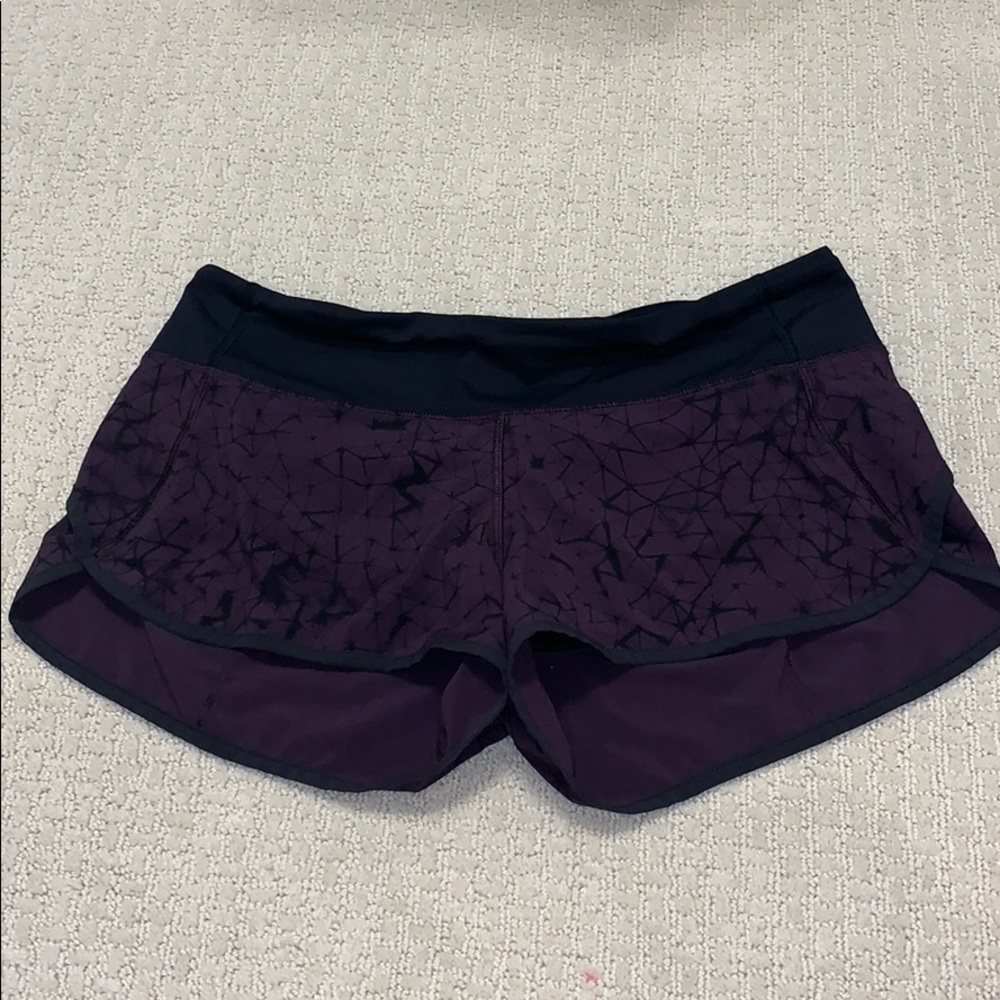Great condition lulu lemon running shorts
